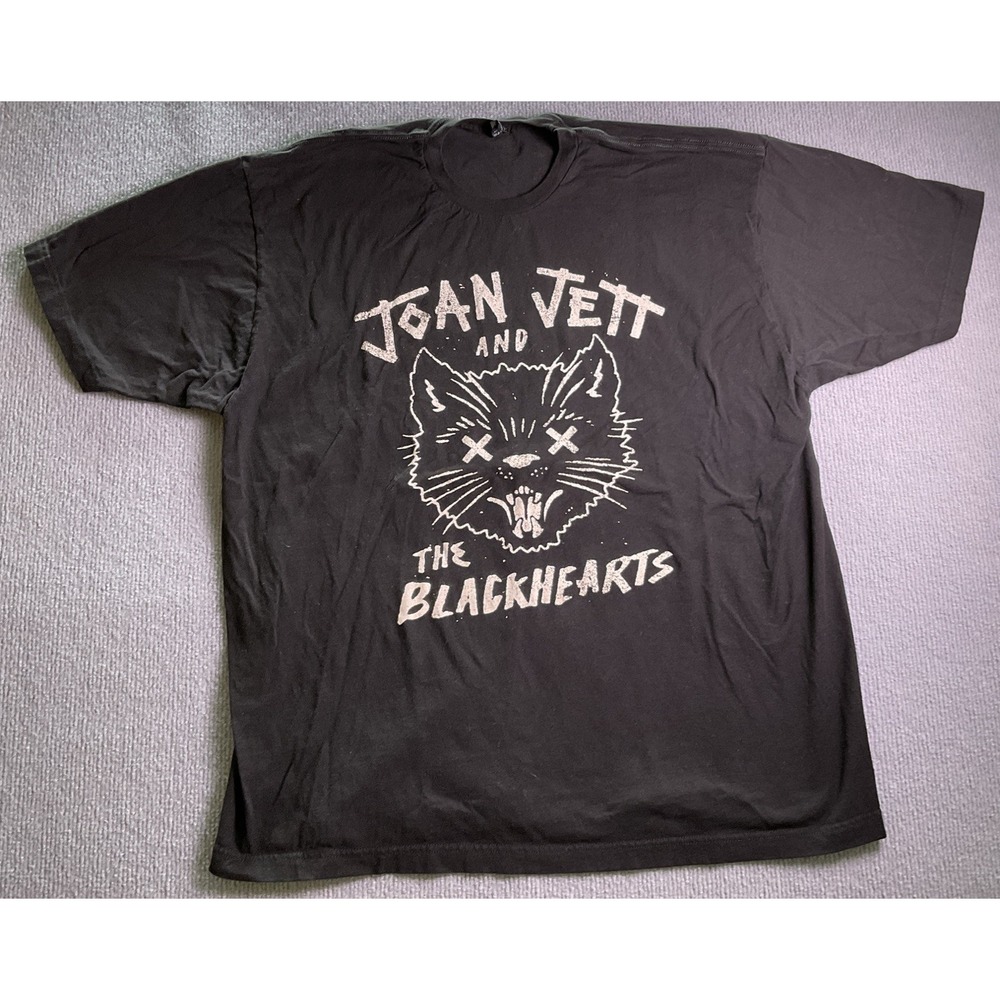 Joan Jett And The Blackhearts Men's Black T-Shirt Size 2XL - Picture 2 of 7